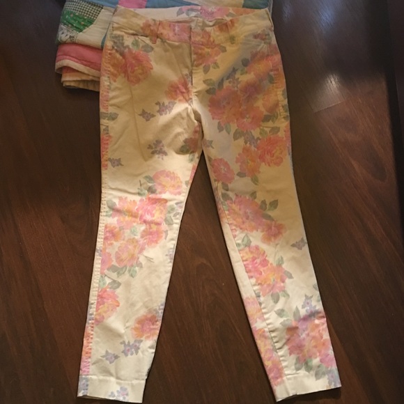 Old Navy Pixie Floral Jeans - Picture 1 of 5